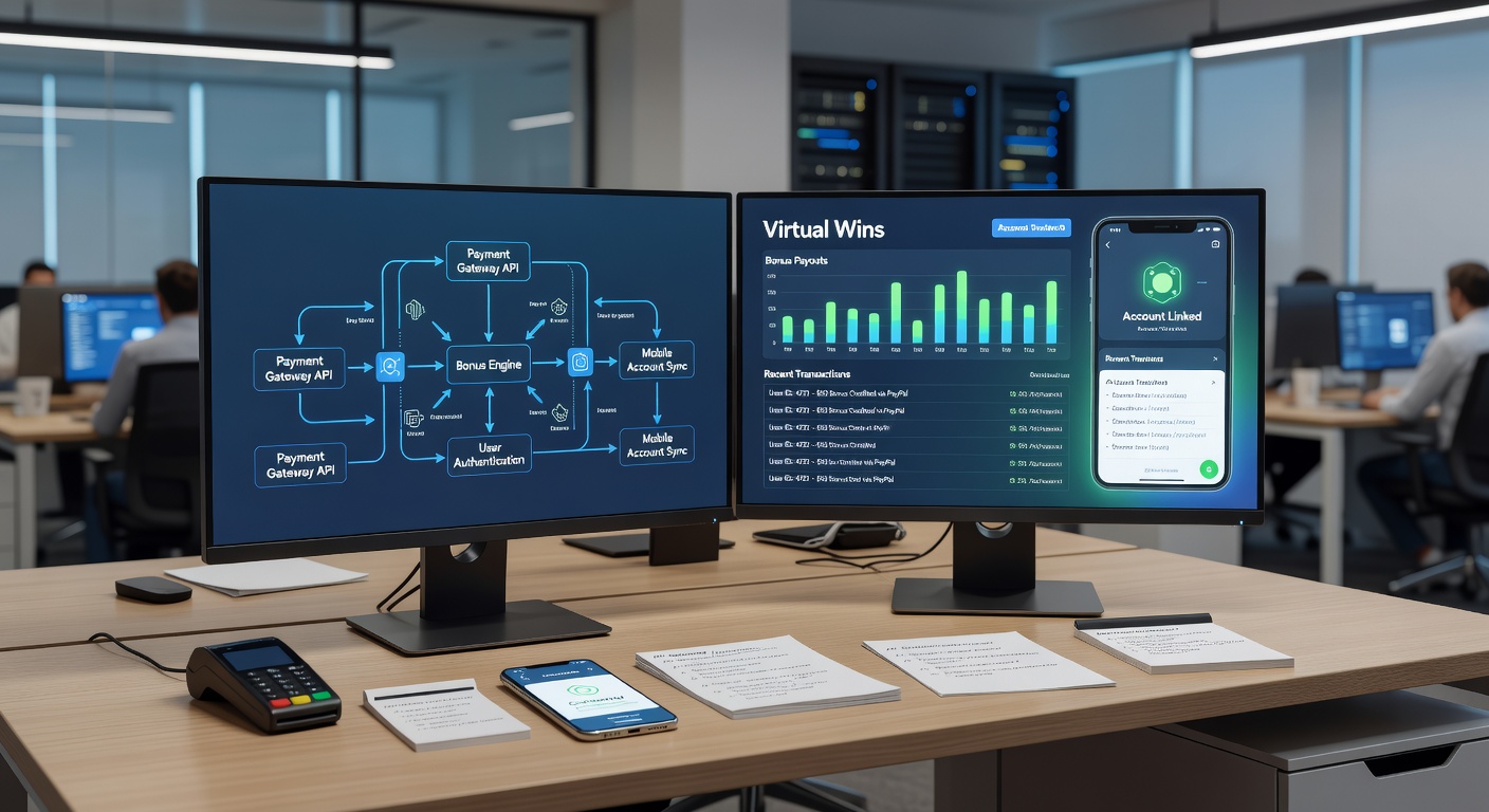Mobile app interface displaying real-time account monitoring with integrated payment and bonus tracking features