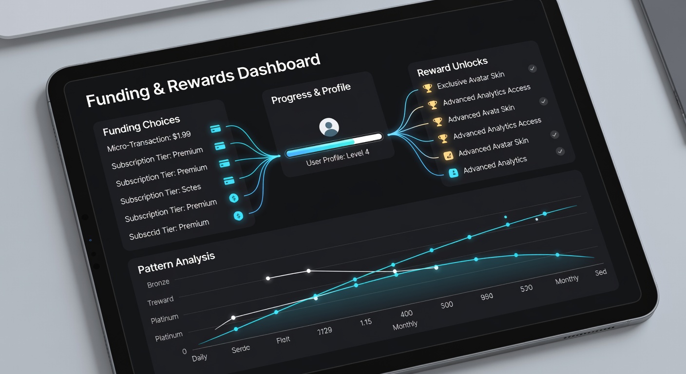Infographic detailing statistical correlations between diverse funding methods and reward activation timelines across portable device user profiles