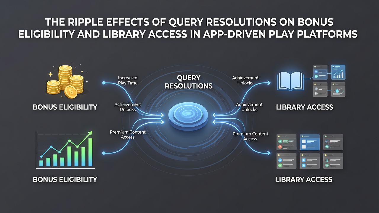 Support query resolution process impacting bonus eligibility and game library access in mobile gaming apps