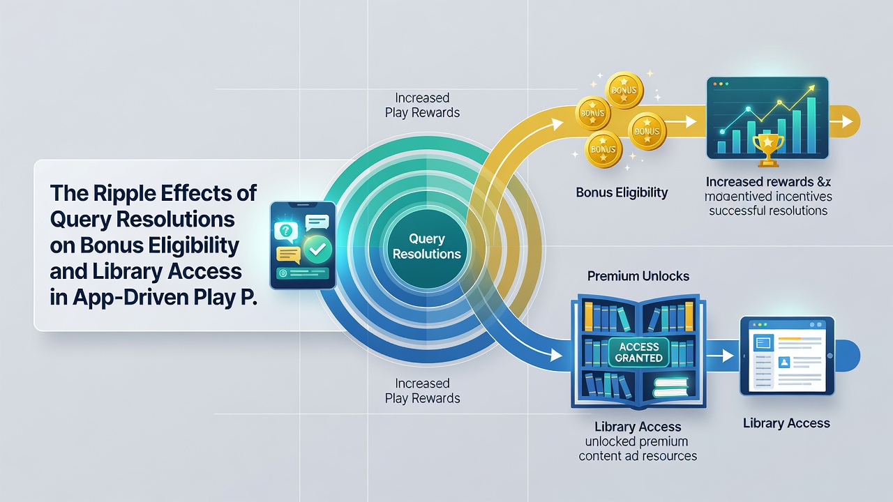 Mobile app interface showing updated game library access after support query resolution